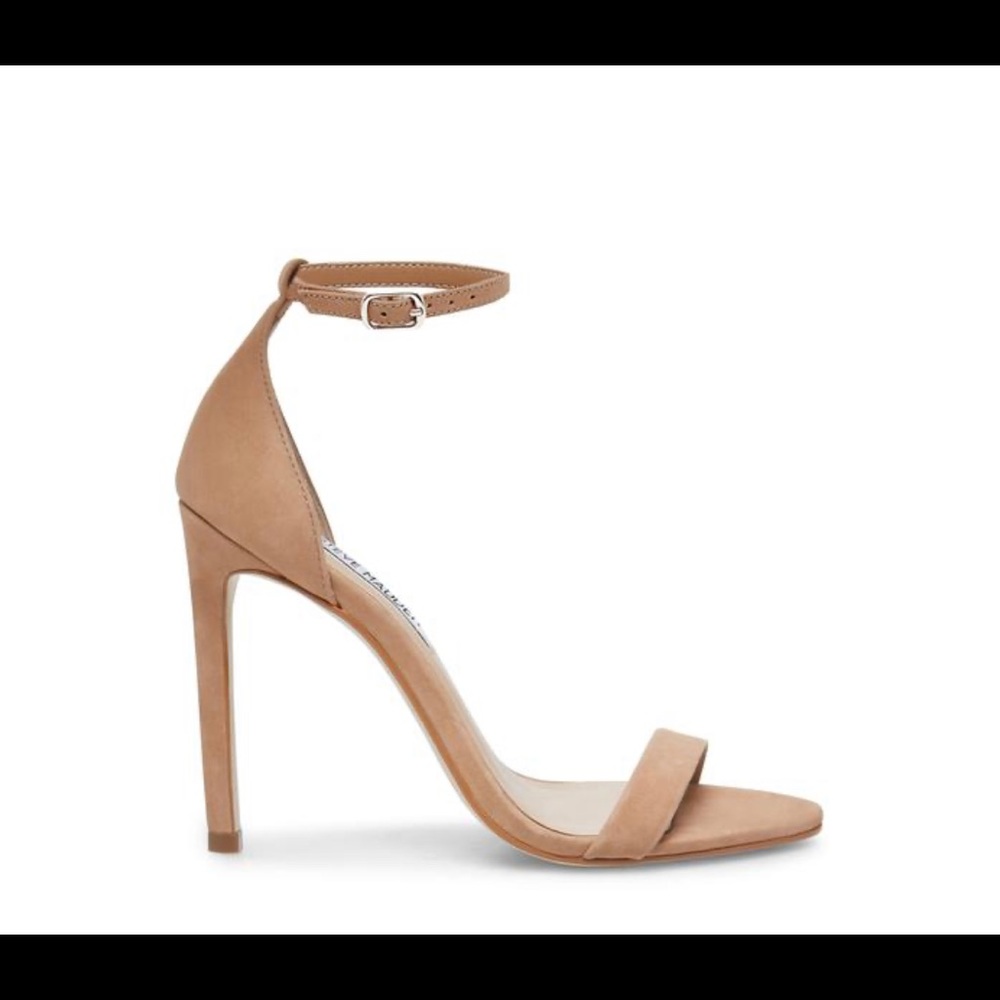 Brandie camel nubuck Steve Madden heel